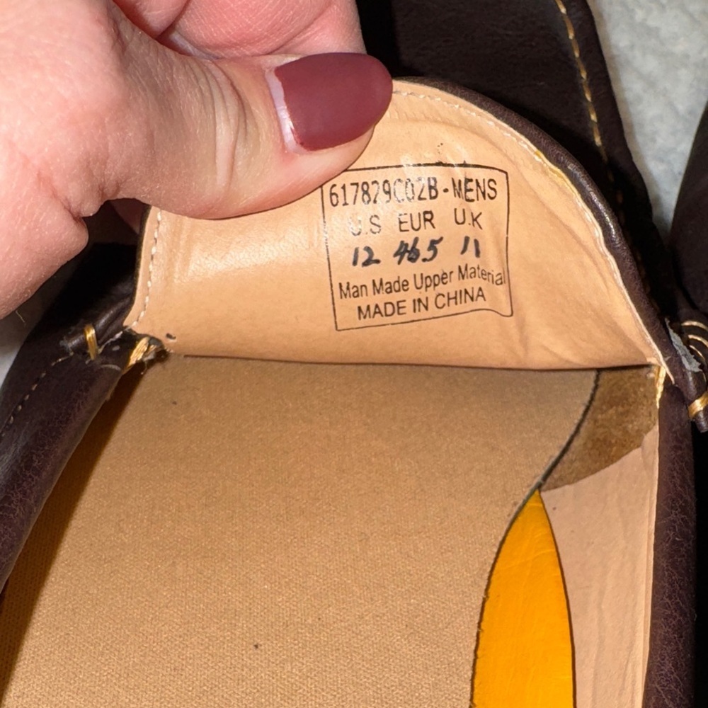 👞 Men’s Phat Farm Brown Loafers – Size 12 - Picture 5 of 7